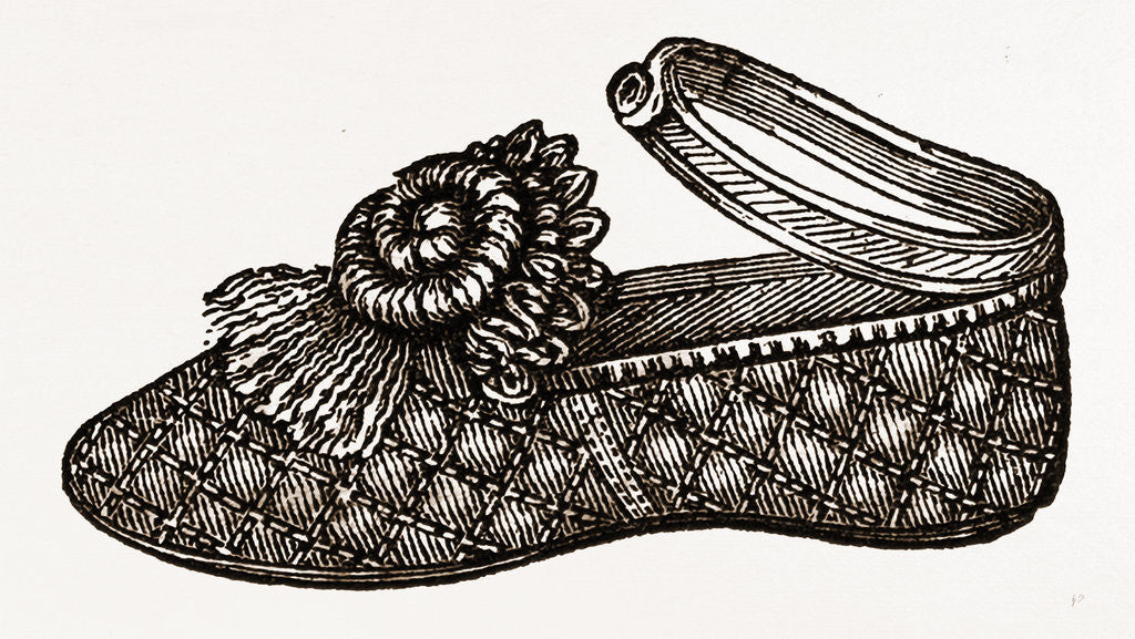 Detail of Baby's Shoe by Anonymous