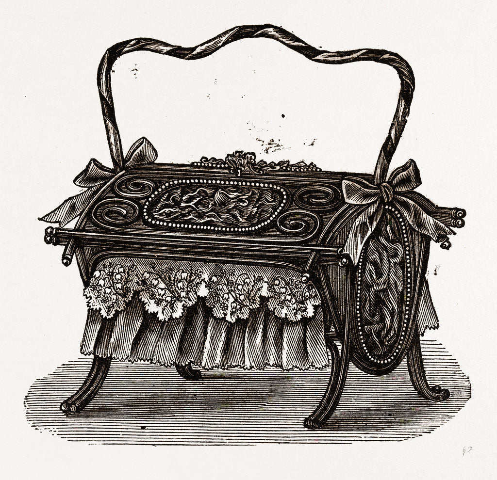 Detail of Work-basket by Anonymous