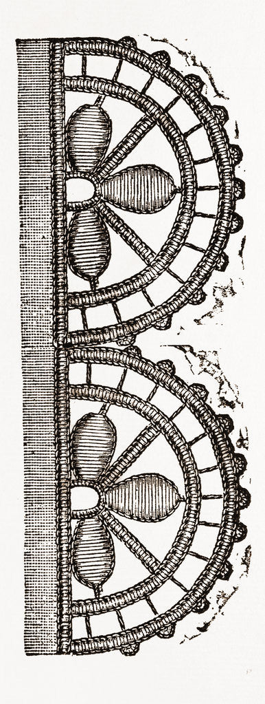 Detail of Lace Edging by Anonymous