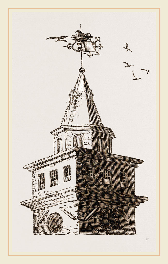 Detail of Rookery on Newcastle Exchange Spire UK by Anonymous