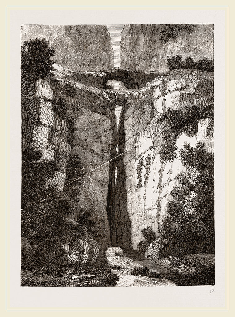 Detail of Natural Bridges of Icononzo by Anonymous