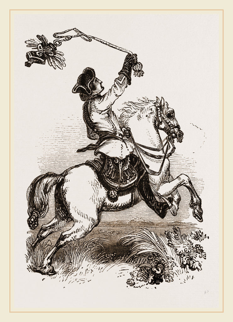 Detail of Luring the Hawk by Anonymous
