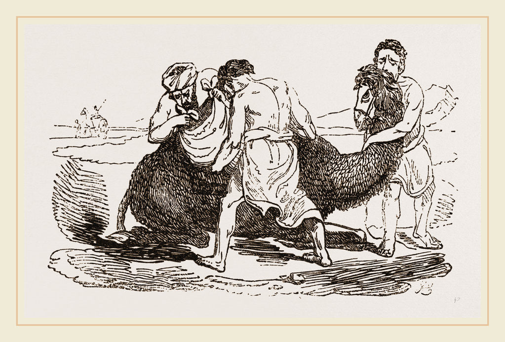 Detail of Loading the Camel by Anonymous