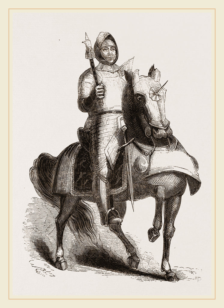 Detail of Old English War Horse by Anonymous