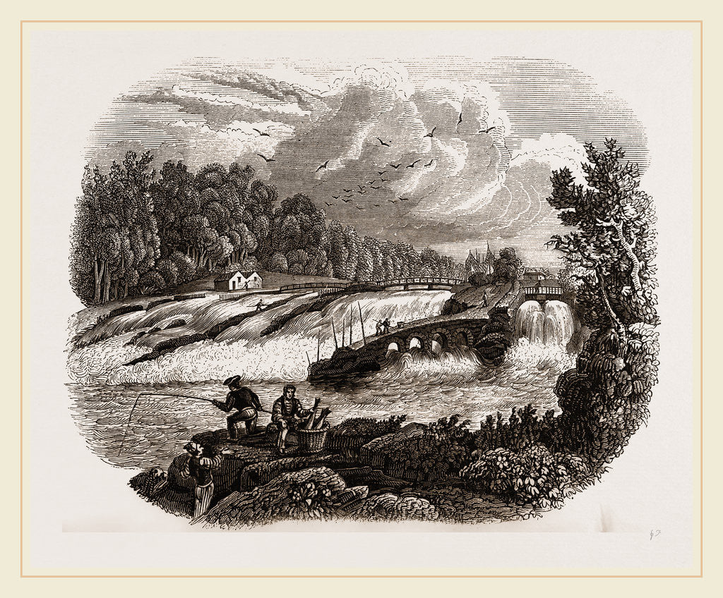 Detail of Coleraine Salmon-leap on the Bann, Northern Ireland by Anonymous