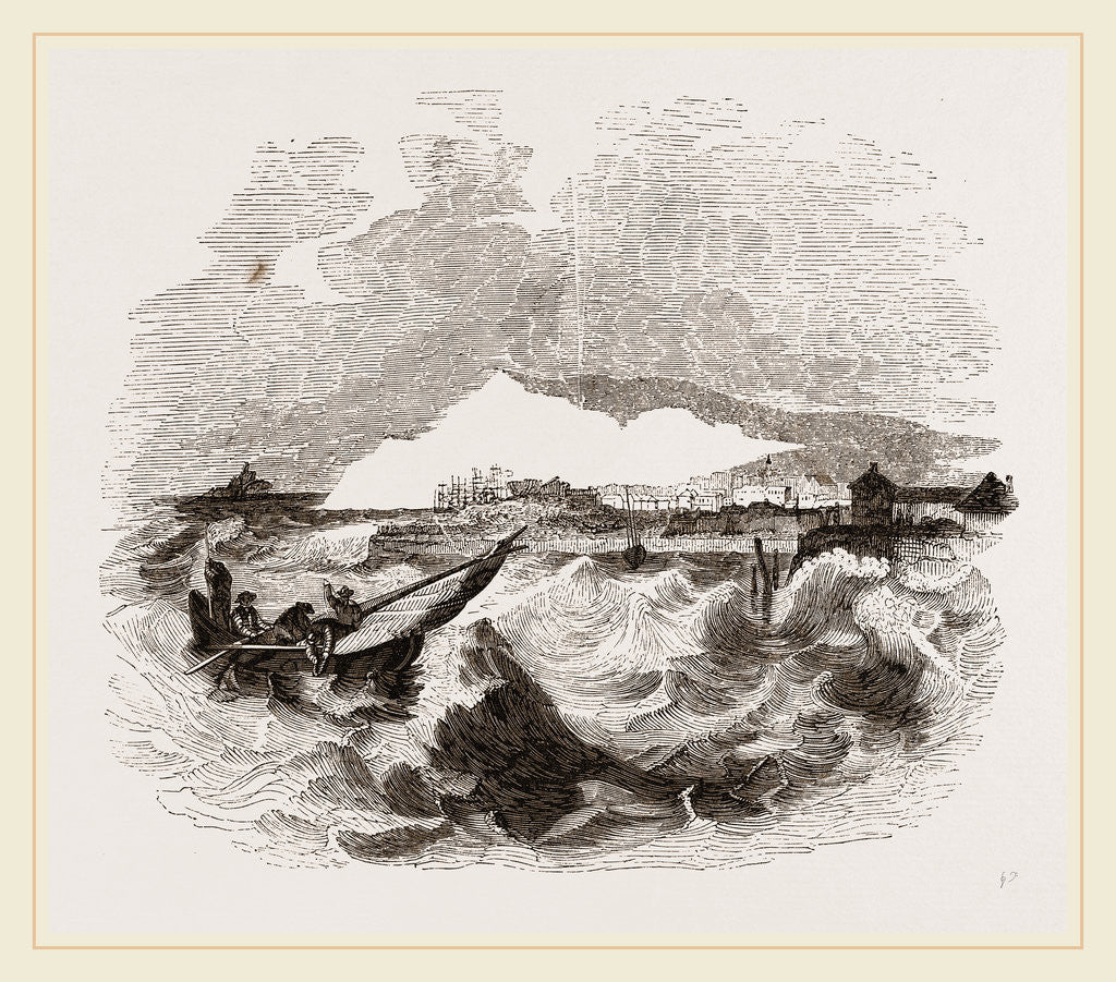 Detail of Fishing boat off Havre-de-Grace, Maryland USA by Anonymous