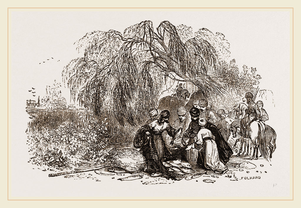 Detail of Arab Fishermen by Anonymous