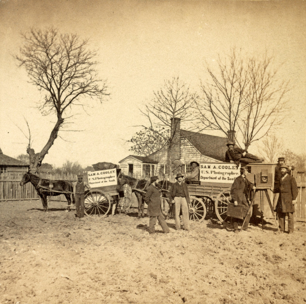 Detail of Sam. A. Cooley, photographer Tenth Army Corps, USA by Anonymous