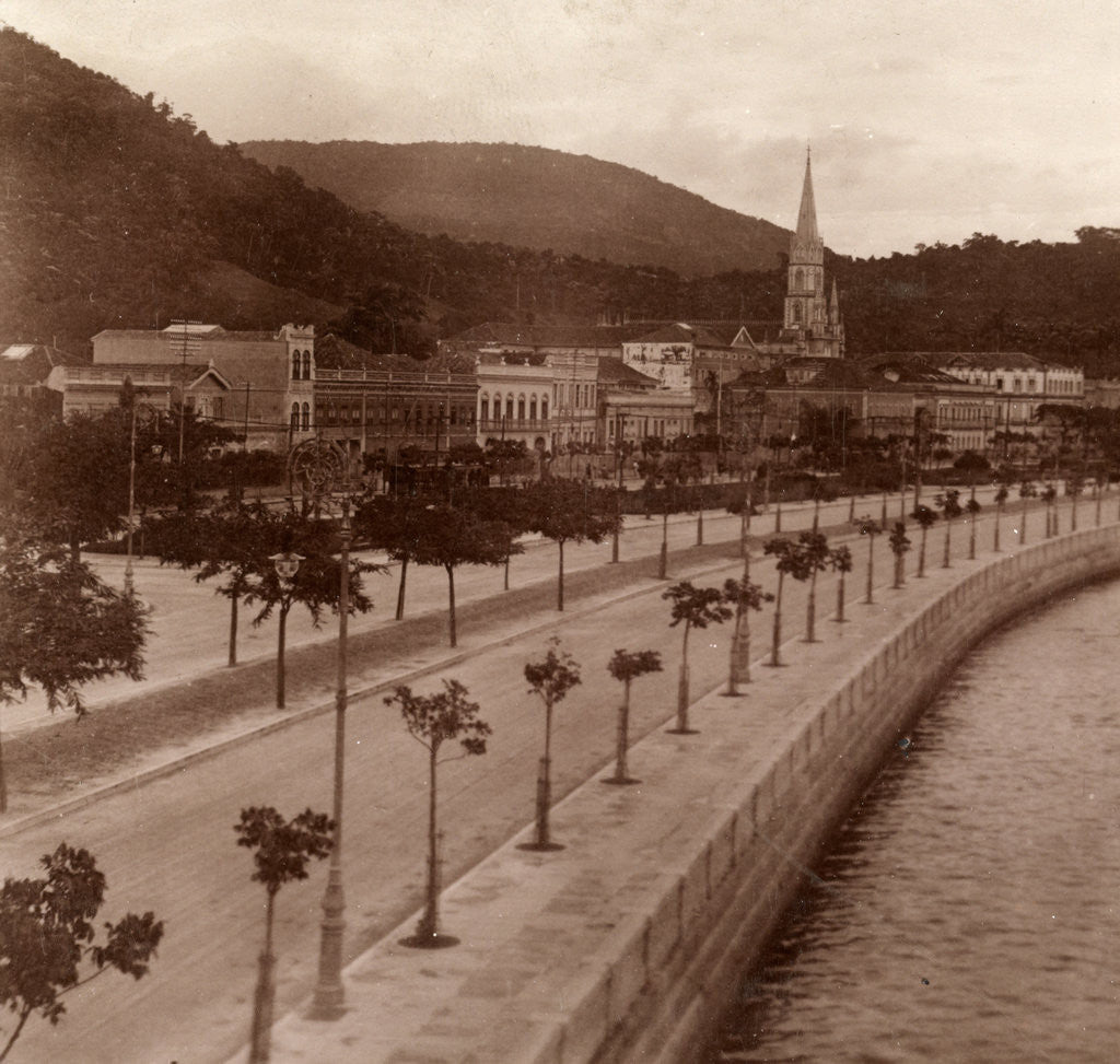 Detail of Rio de Janeiro, Brazil, 5 mile quay by Anonymous