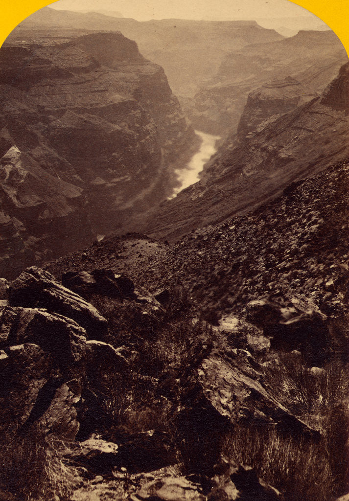 Detail of The canyon seen from the foot of Toroweep Valley, Grand Canyon, US, USA by Anonymous