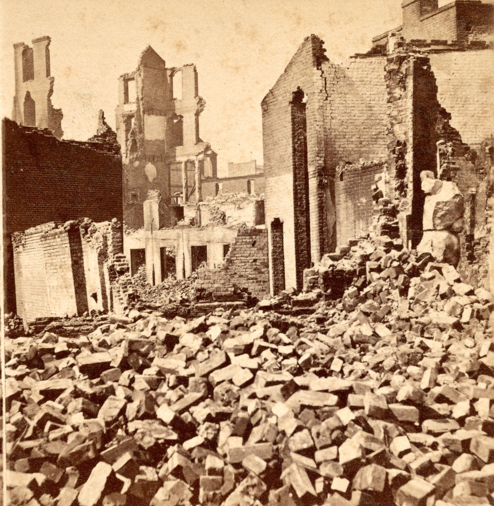 Detail of View of Richmond VA, at the close of the rebellion by Anonymous