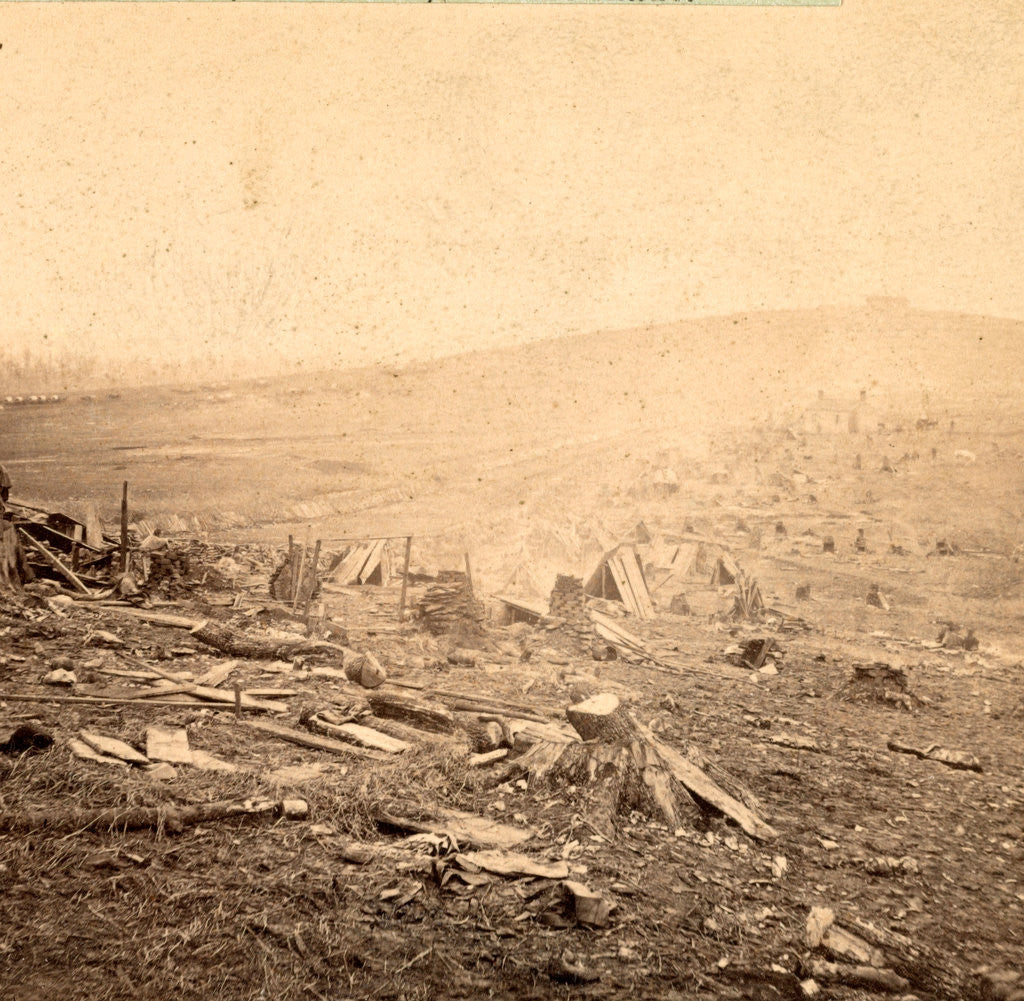 Detail of View of the outer trenches on the last day of the battle in front of Nashville, Tenn., Dec. 16, 1864, showing the ground where the most desperate charges were made by Anonymous
