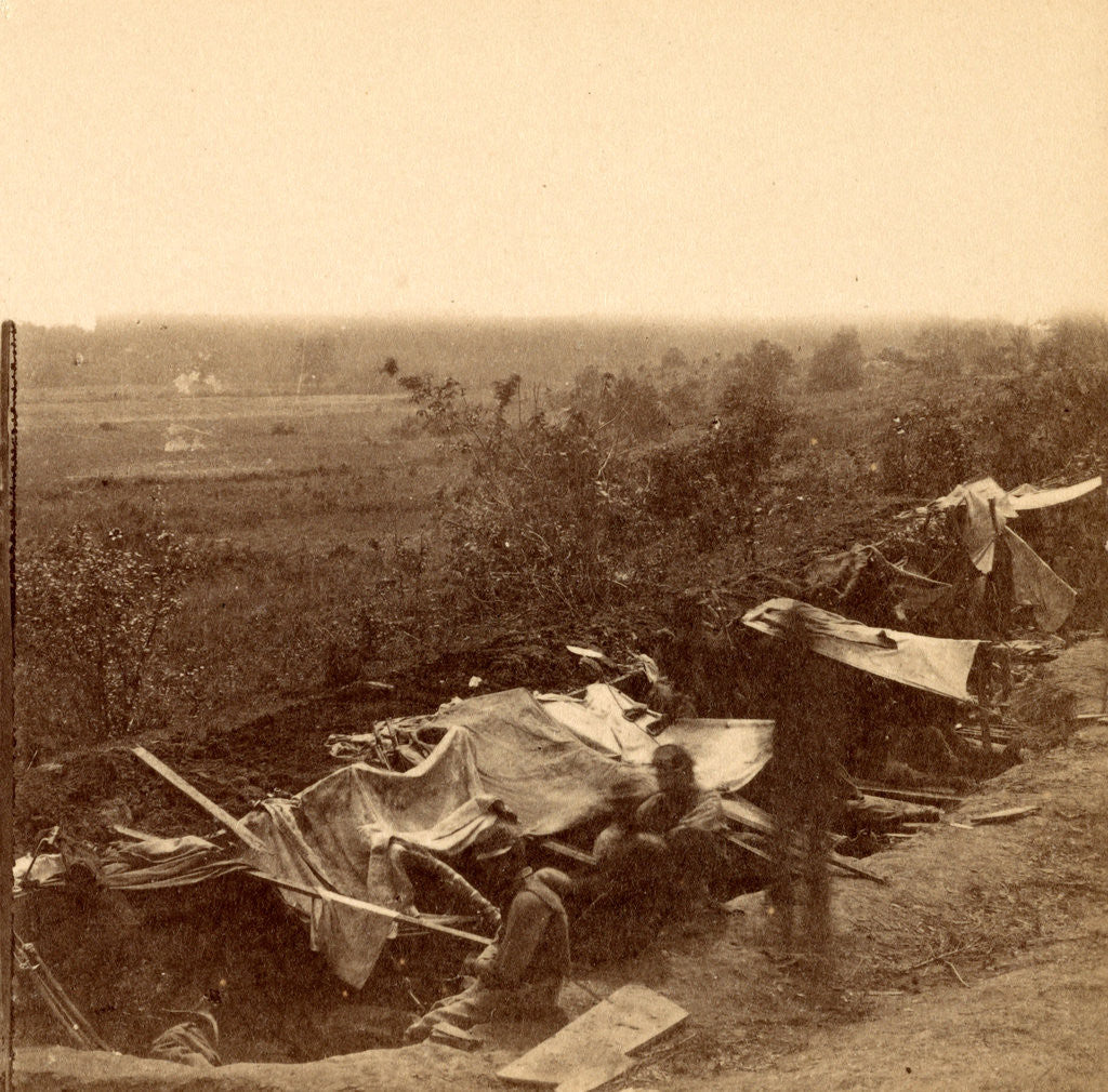 Detail of Our boys in the trenches by Anonymous