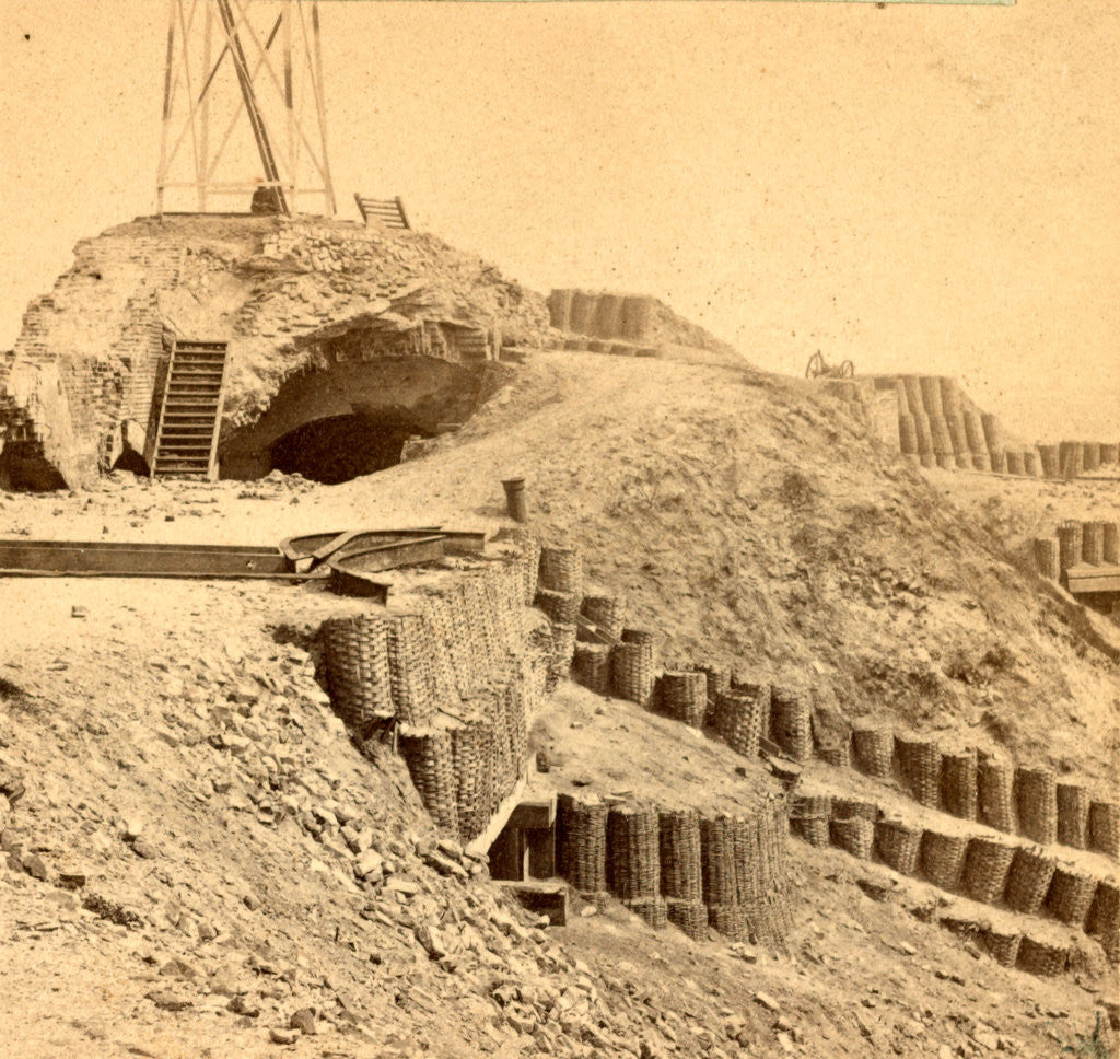Detail of View of Fort Sumpte by Anonymous