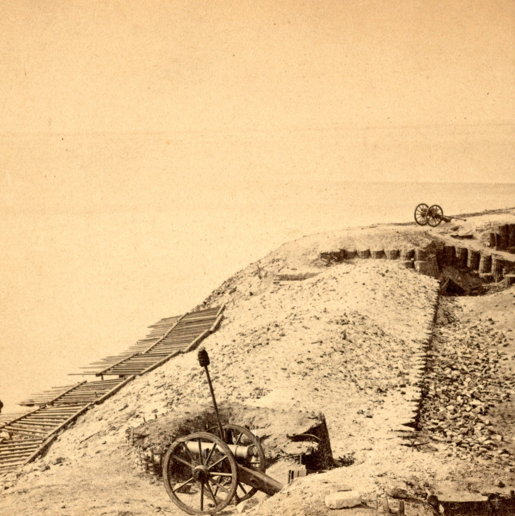 Detail of View of Fort Sumpte by Anonymous