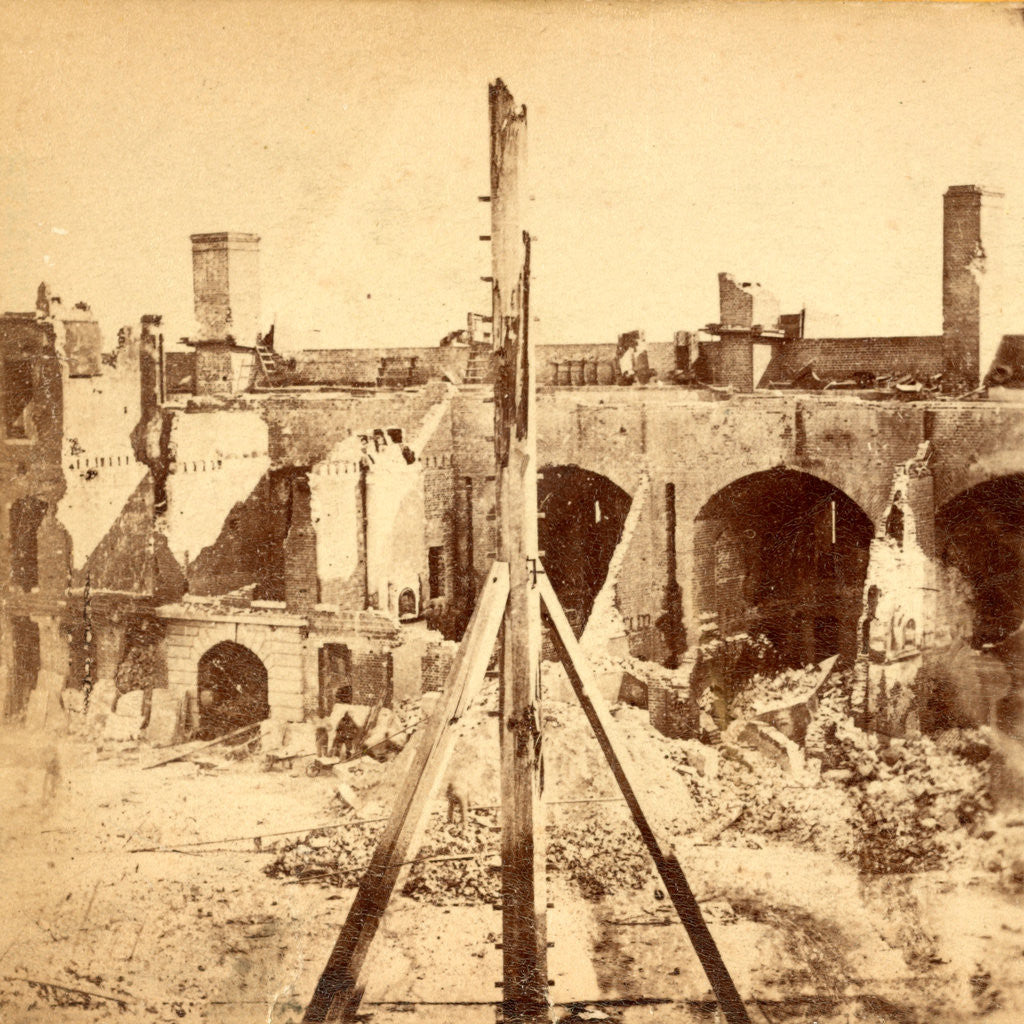 Detail of Ruins of Fort Sumter, Charleston Harbor, S.C by Anonymous