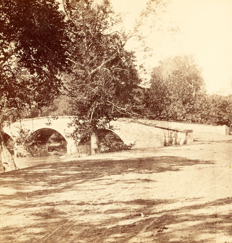 Detail of Burnside Bridge, Antietam, Sept, 1862, USA by Anonymous