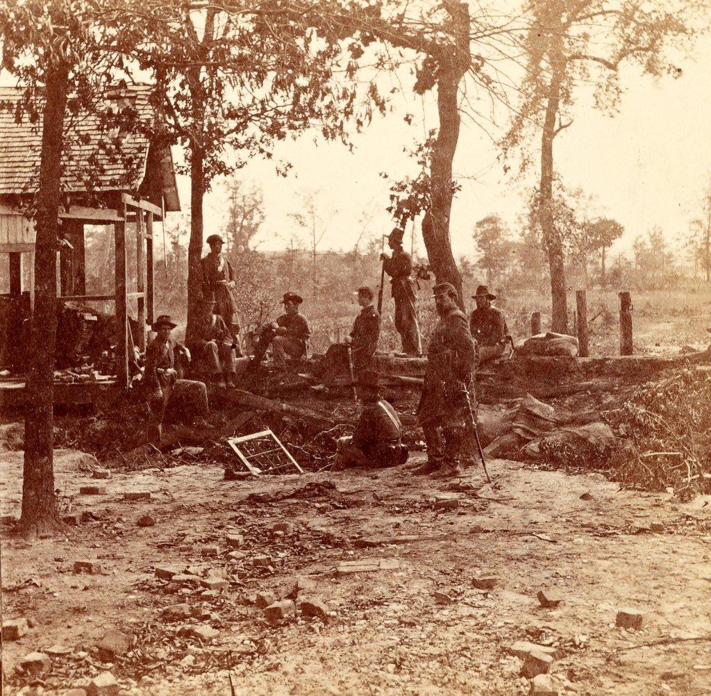 Detail of Picket station near Atlanta, Ga., USA by Anonymous