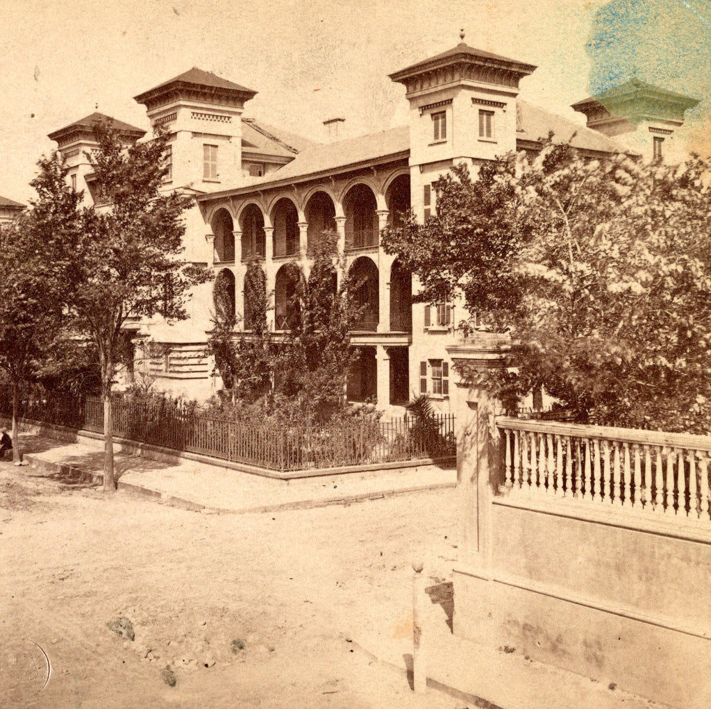 Detail of Roper Hospital, Charleston, S.C., where the Federal wounded were confined, USA by Anonymous