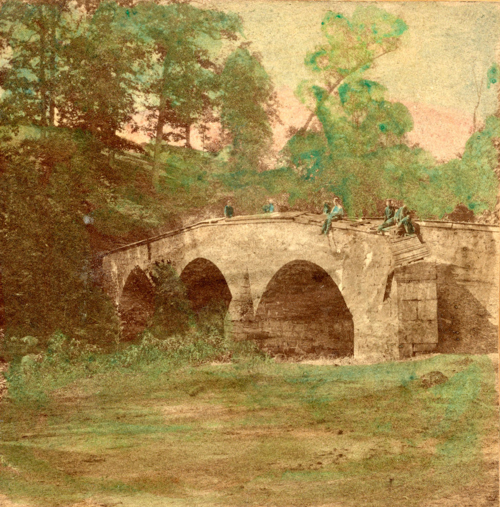 Detail of Burnside Bridge, eastern view, USA by Anonymous