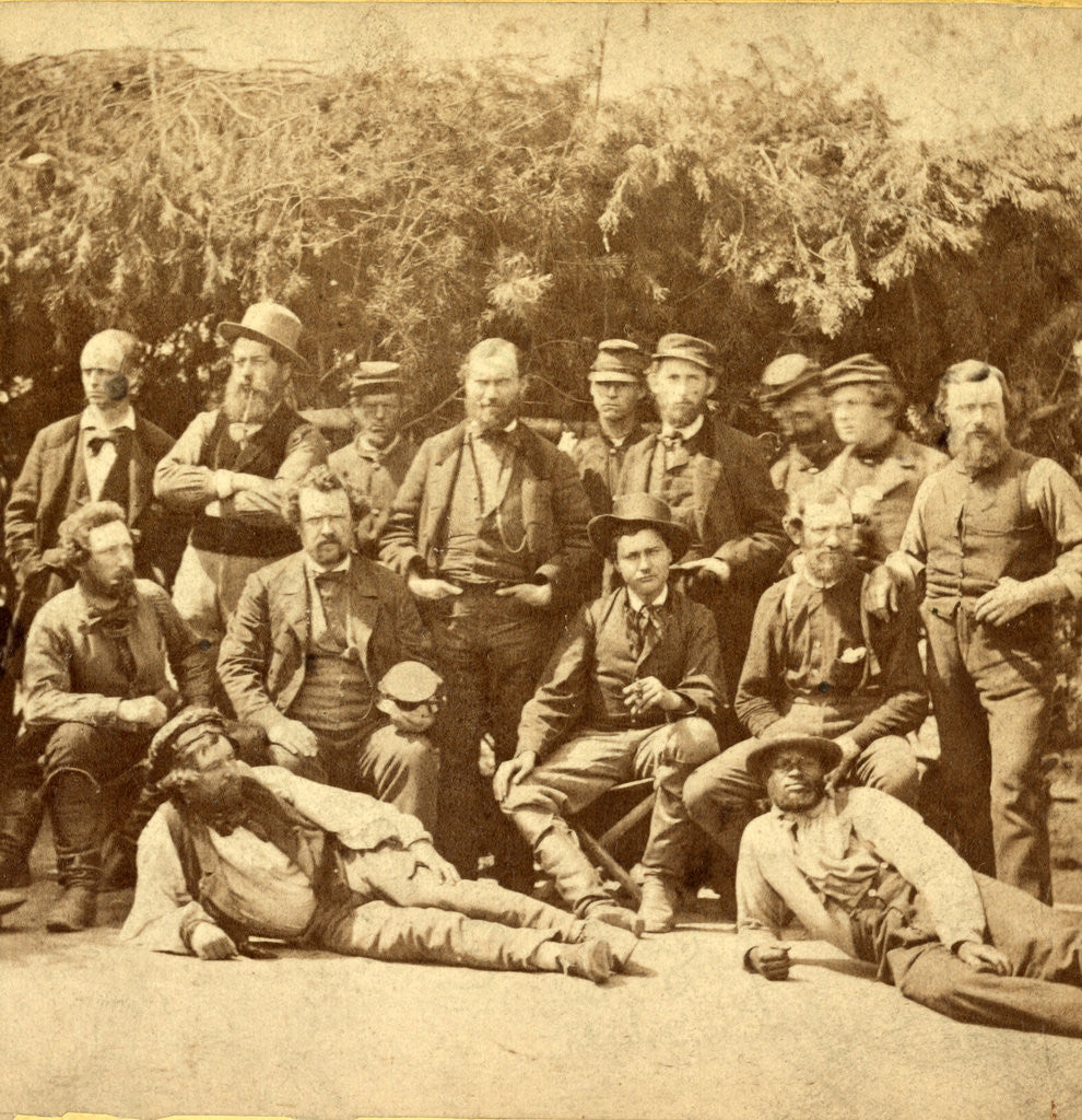 Detail of Group at Cumberland, May, 1862, USA by Anonymous