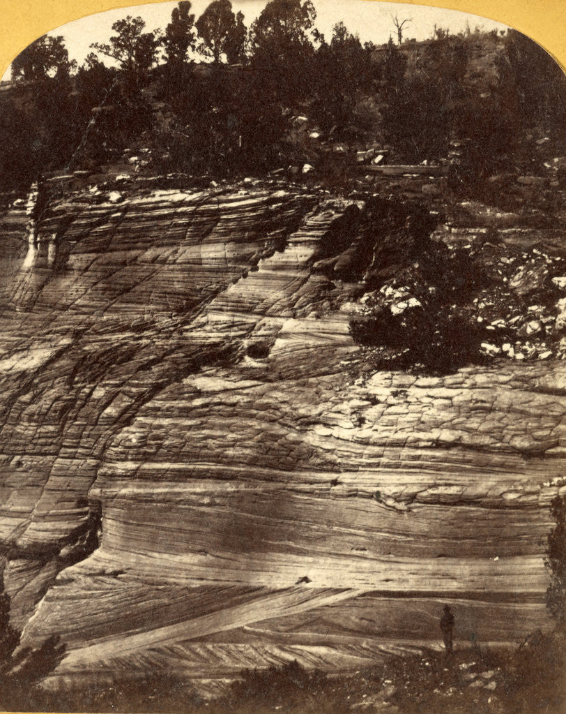 Detail of Cross bedded sand stone, Kanab, Utah, USA by Anonymous