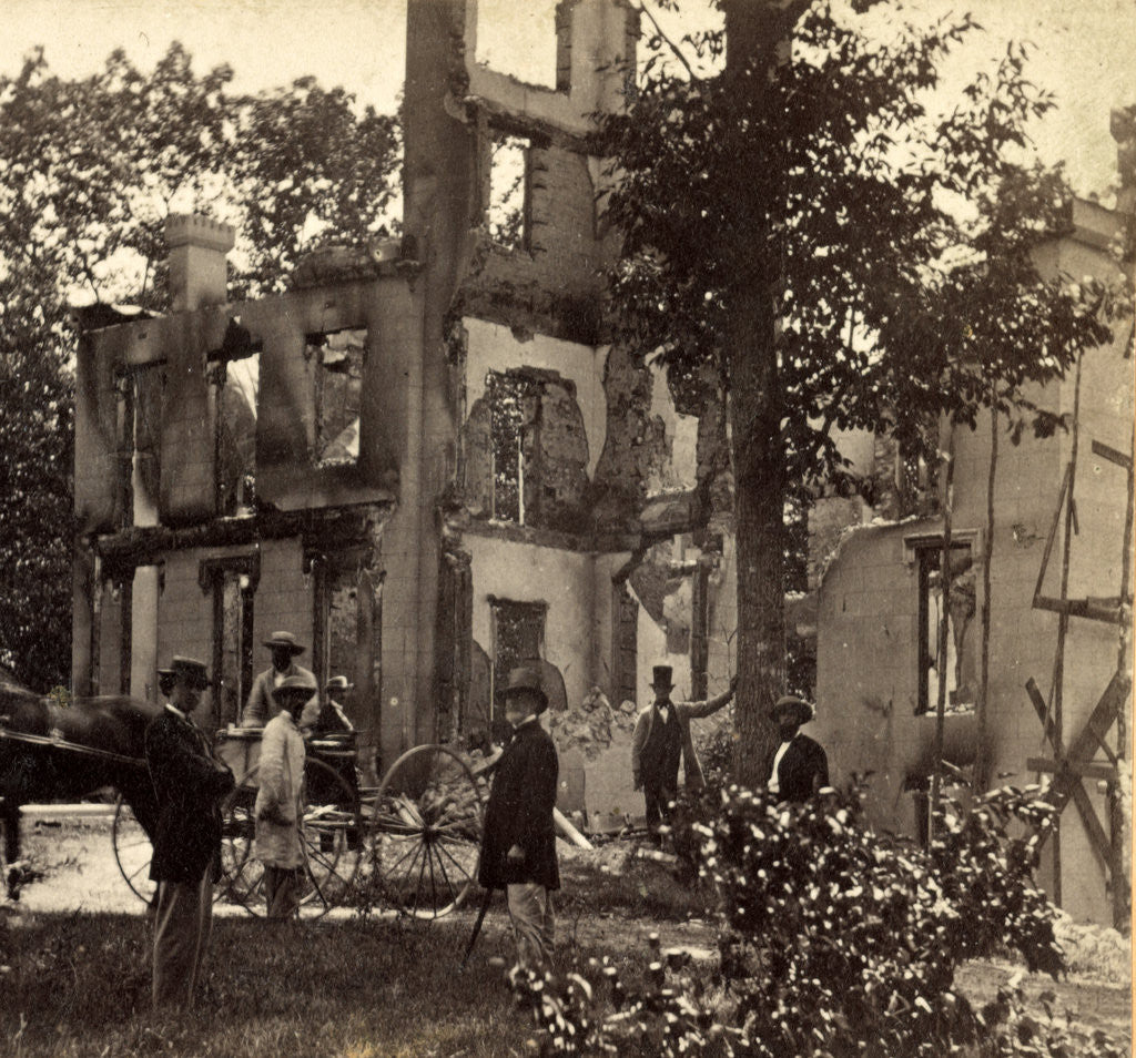 Detail of War views. No. 1997, Ruins of P.M. Gen'l M. Blair's residence, MD, USA by Anonymous