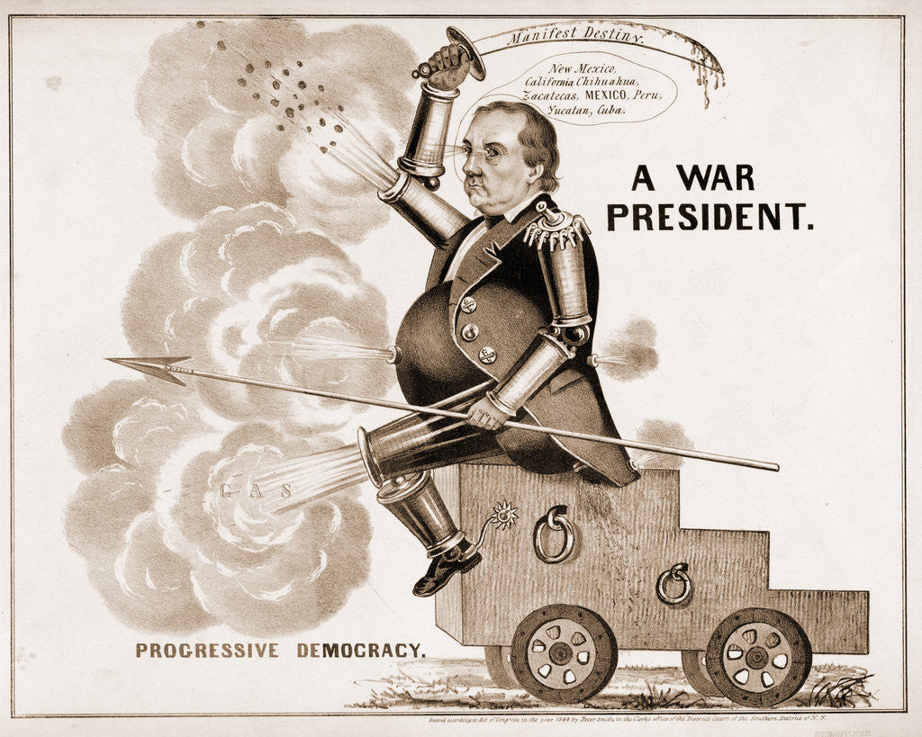 Detail of A war president by Anonymous