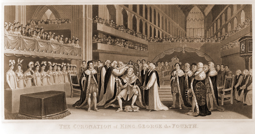 Detail of The coronation of King George the fourth by J. Fussell