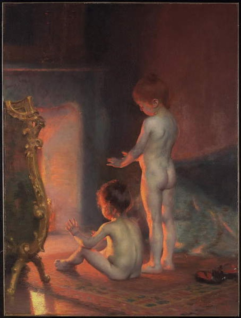 After the Bath, 1890 by Paul Peel