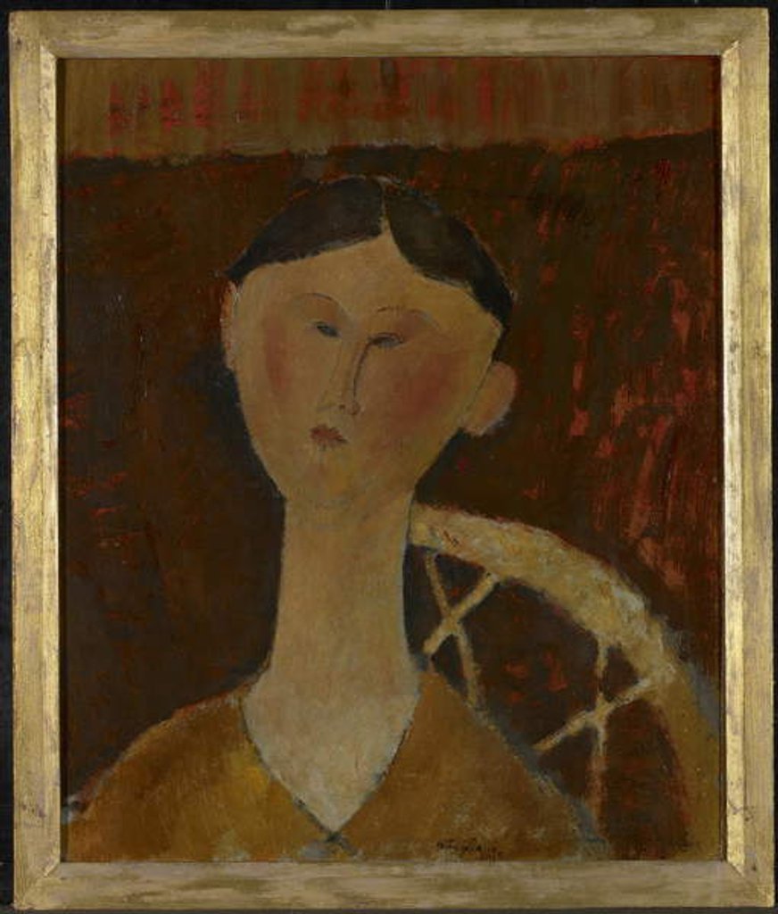 Detail of Portrait of Mrs Hastings, 1915 by Amedeo Modigliani