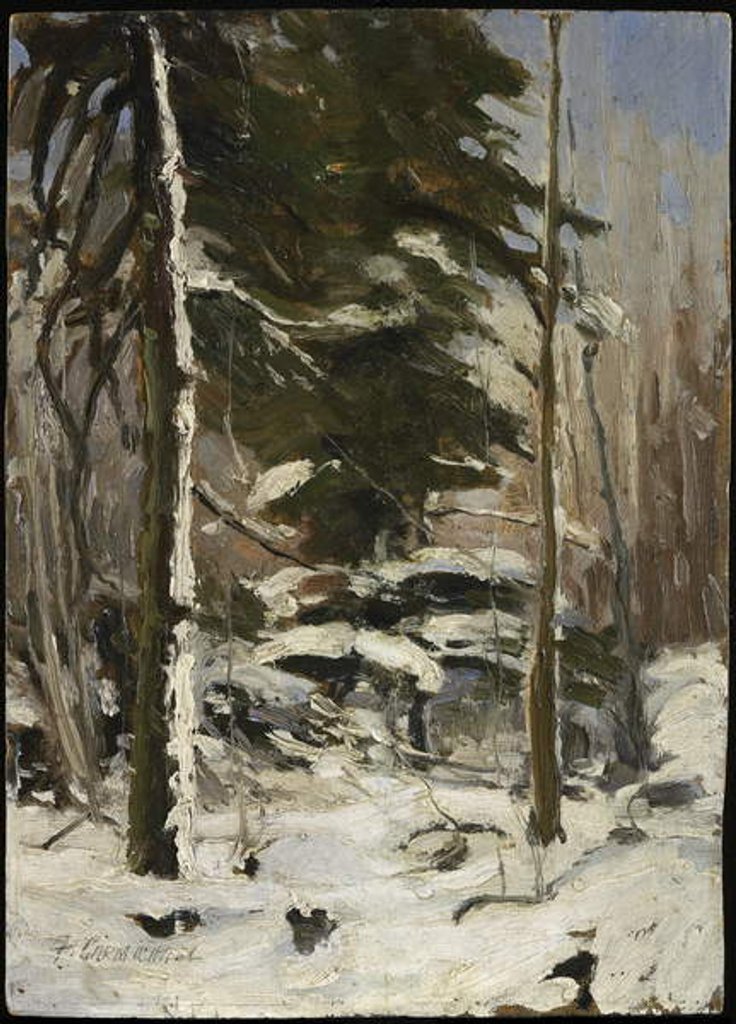 Detail of Edge of the Wood, c.1914 by Franklin Carmichael