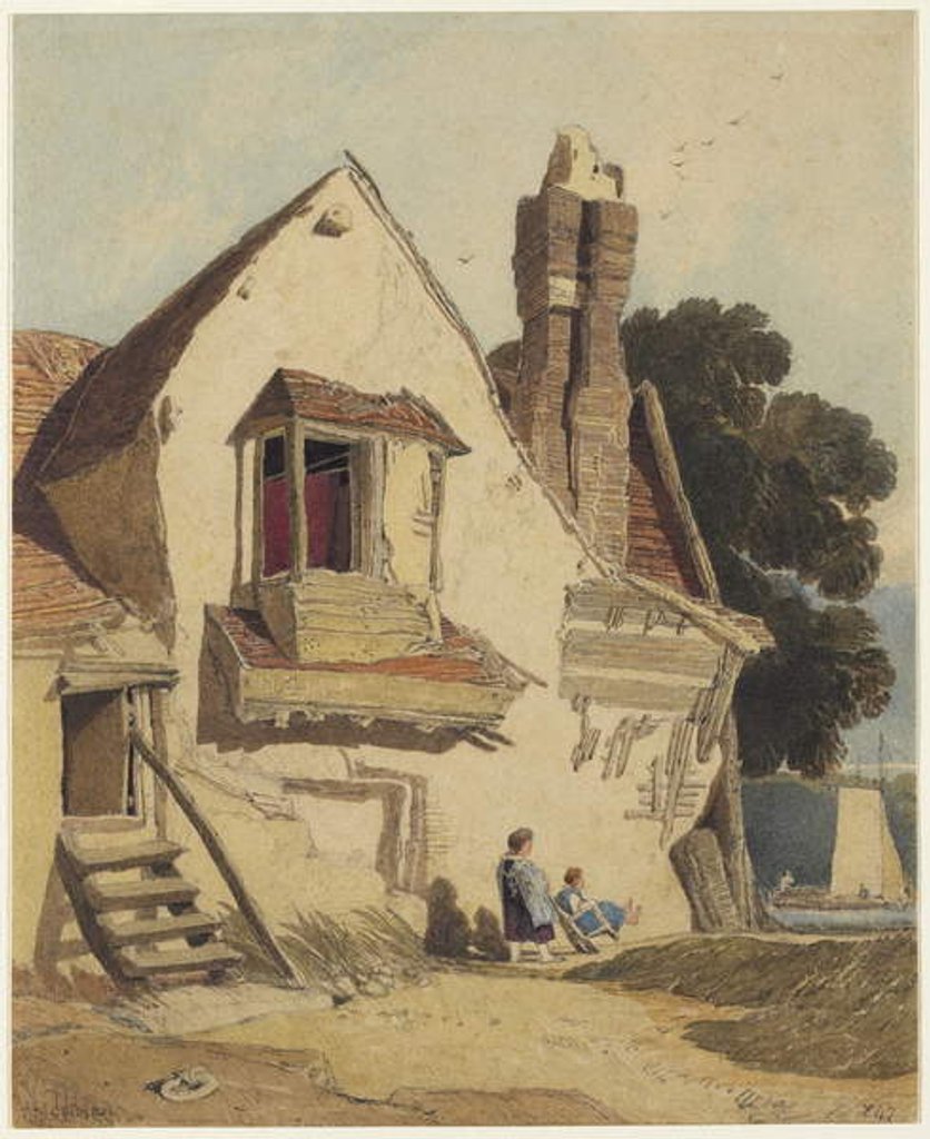 Detail of Rustic Cottage, c.1810 by John Sell Cotman