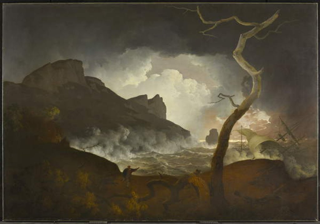 Detail of Antigonus in the Storm, 1790-92 by Joseph Wright of Derby