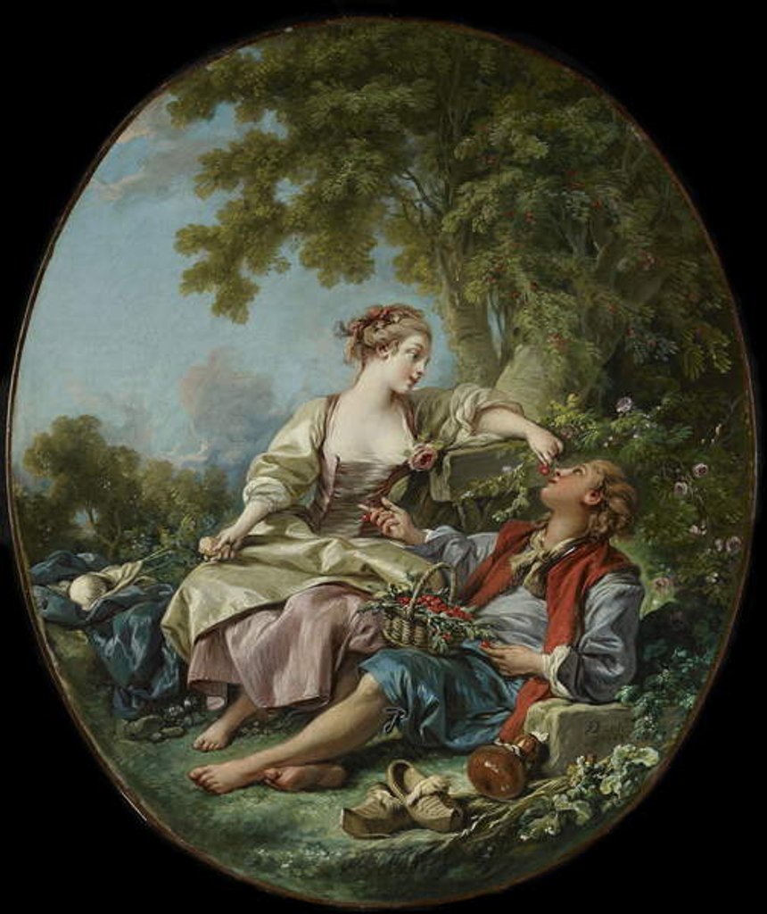 Detail of Les Sabots [The Wooden Shoes], 1768 by Francois Boucher