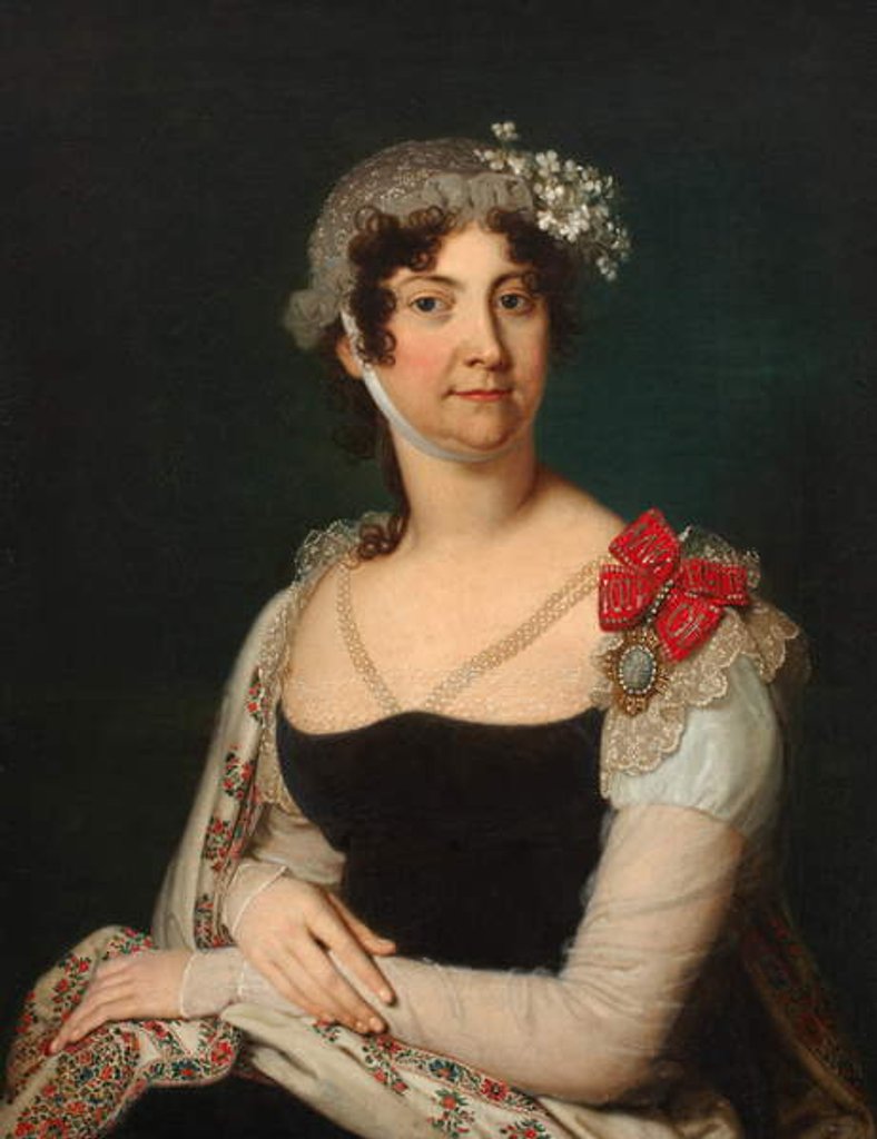Detail of Countess Natalia von Buxhoeveden, 1809 by Vladimir Lukich Borovikovsky