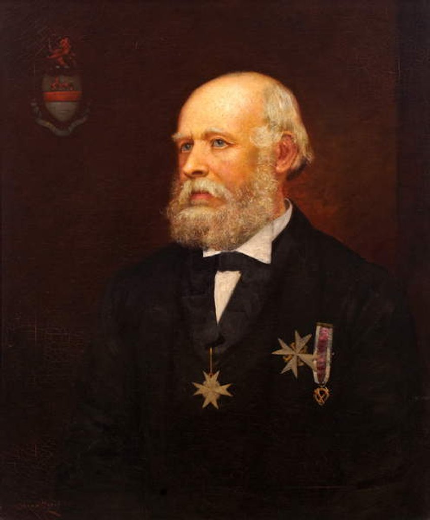 Detail of Edward Walford, c.1880 by English School