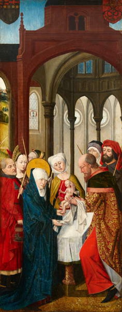 Detail of Presentation of Christ at the Temple by Rogier van der Weyden