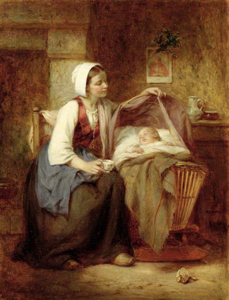 Detail of Mother's Pride by Leon Caille