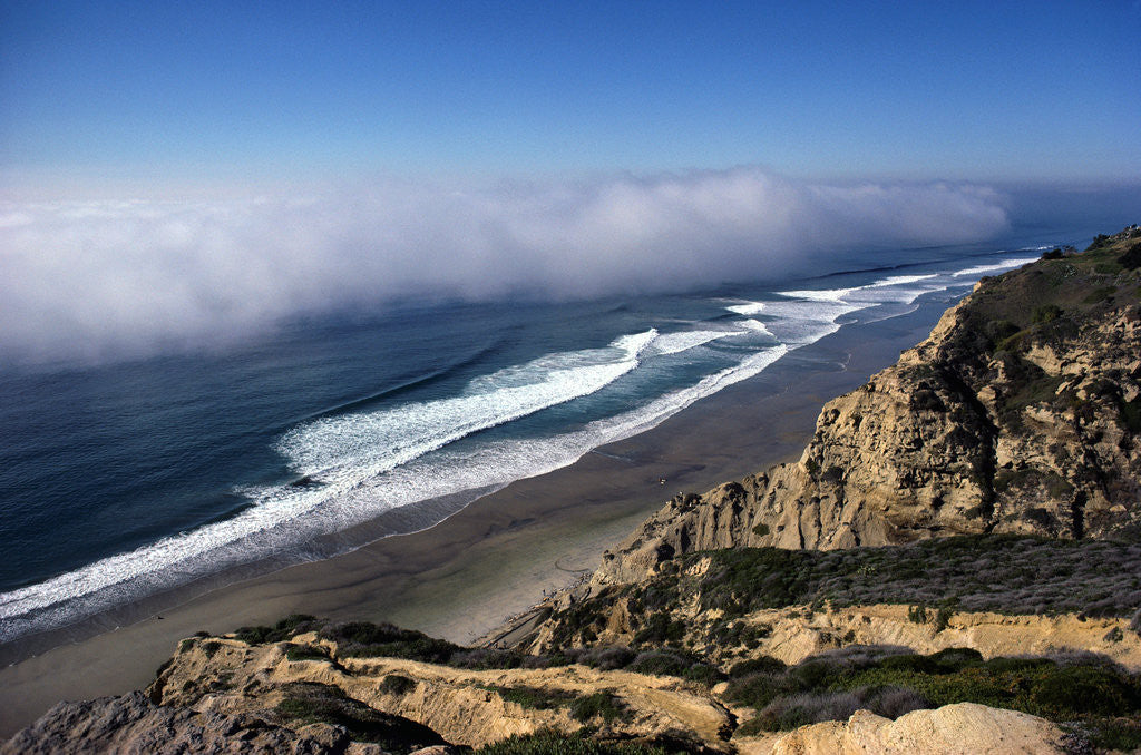 Detail of Fog Bank on the Pacific Ocean by Corbis
