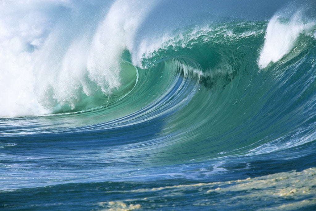 Detail of Ocean Waves by Anonymous