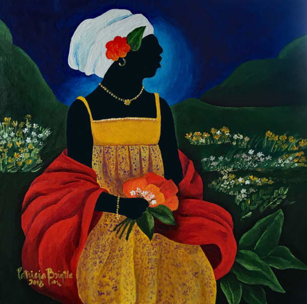 Detail of Abigail, 2018 by Patricia Brintle