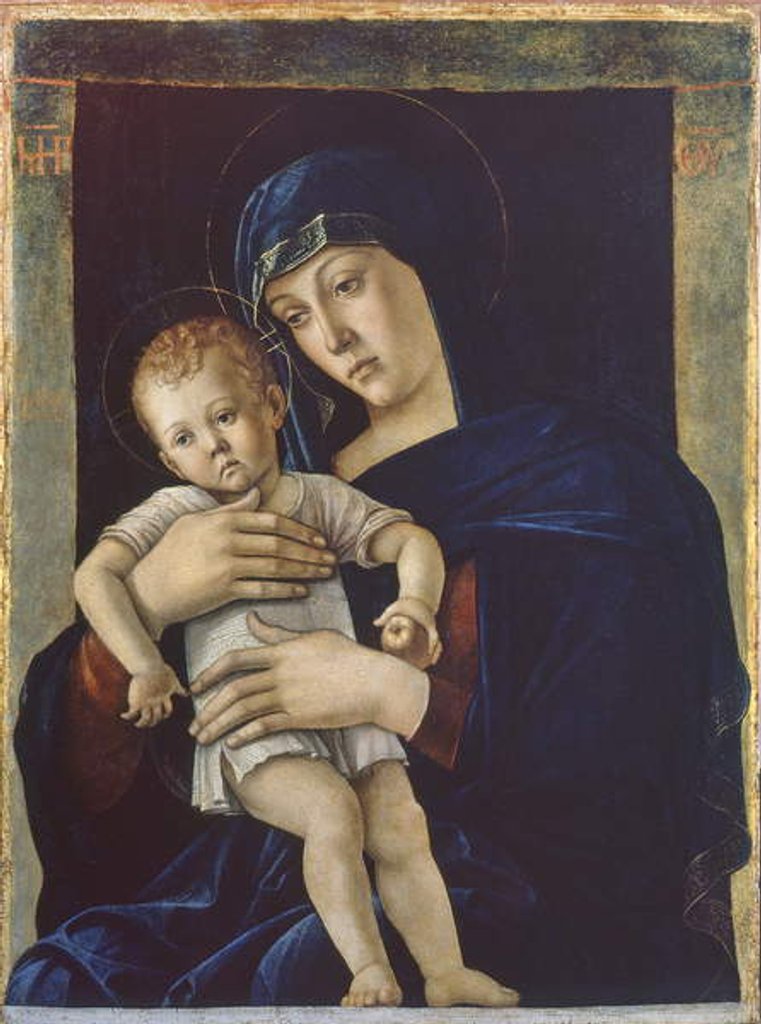 Detail of Madonna and Child, 1460-c.1465 by Giovanni Bellini