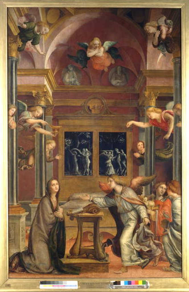 Detail of Annunciation, c.1523 by Bernadino Zenale