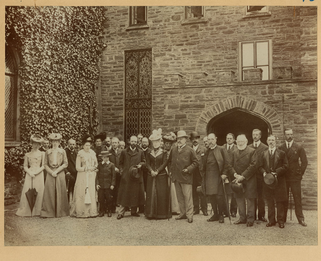 Detail of Edward VII and Queen Alexandra by George Bellett Cowen