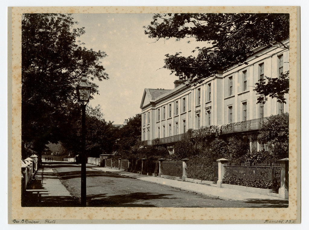Detail of Albion Terrace, Lezayre Road, Ramsey by George Bellett Cowen