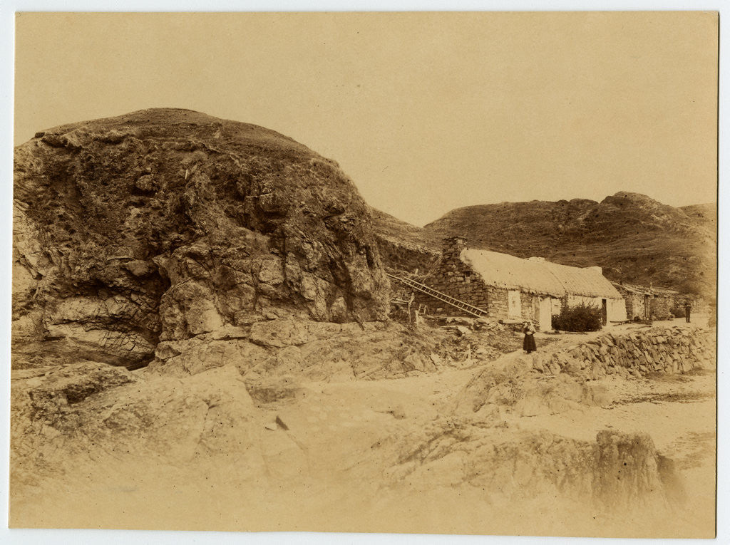 Detail of Fisherman's cottage, Niarbyl beach by Anonymous