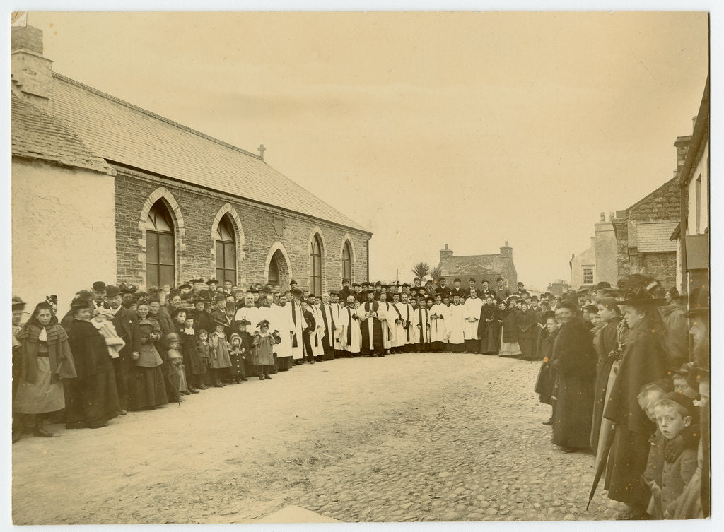 Detail of Opening of church room, Kirk Michael by George Bellett Cowen