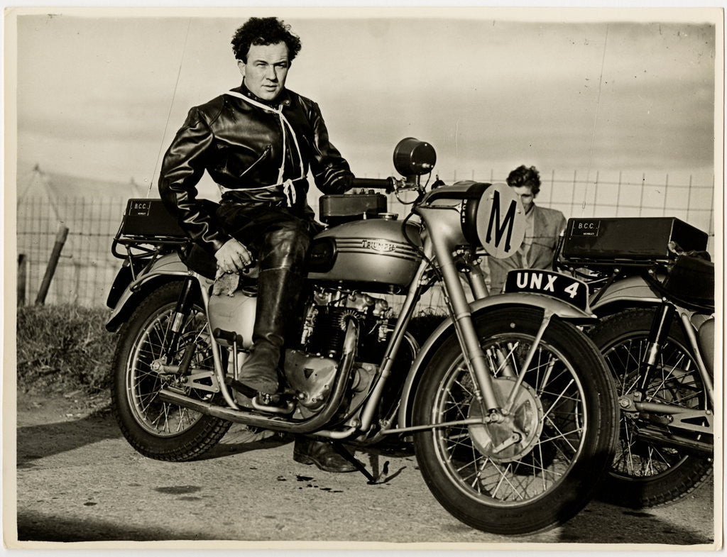 Detail of Travelling TT (Tourist Trophy) Marshal, one of the first to be radio equipped, 1956 by T.M. Badger