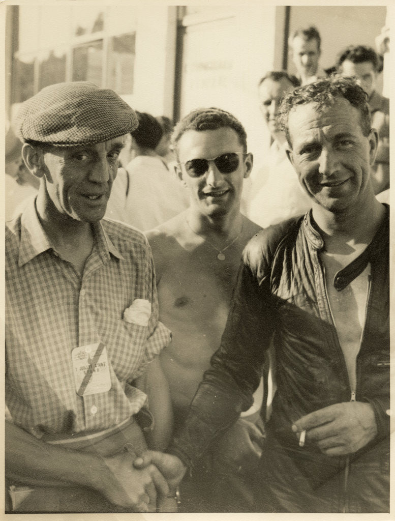 Detail of TT (Tourist Trophy) rider? by T.M. Badger